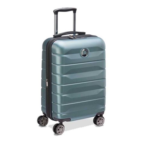 MALETA DE CABINA 55 cm. EXPANDIBLE DELSEY AIR ARMOUR VERDE-1