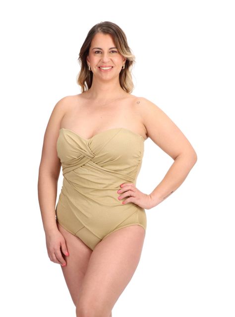 Traje de Baño Modelante Camel Caffarena -2