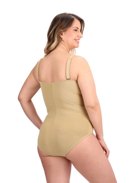 Traje de Baño Modelante Camel Caffarena -3