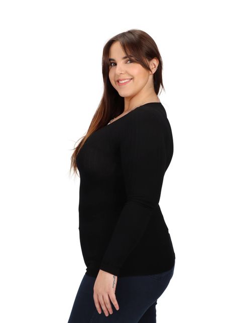 POLERA MODELANTE CAFFARENA NEGRA-3