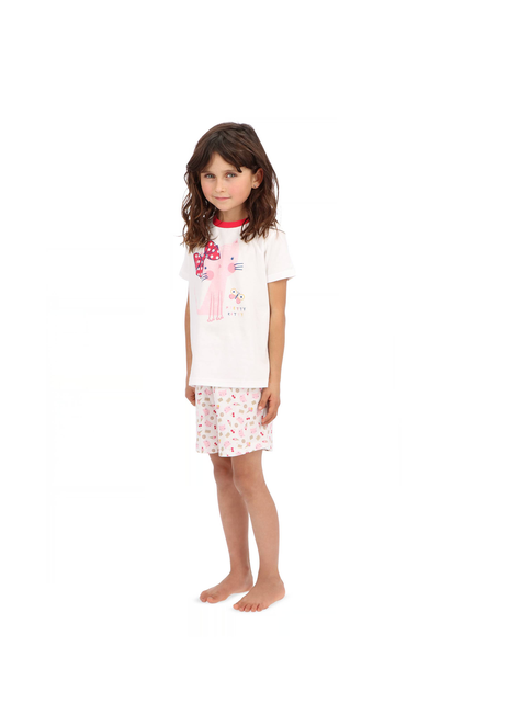 PIJAMA 2 PIEZAS MANGA CORTA NIÑA MOTA-1