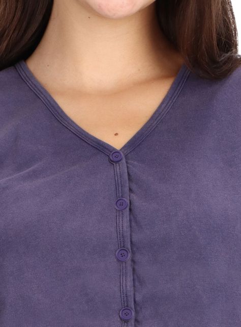  Crop Top Juvenil Con botones Caffarena-1
