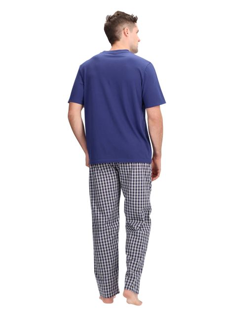 Pijama Algodón Manga Corta Mota-0