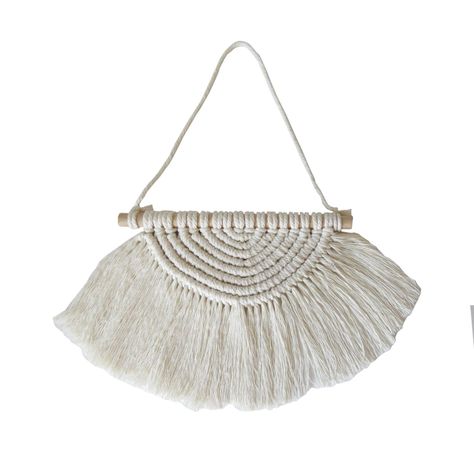    Colgante  de pared semicírculo macramé-0