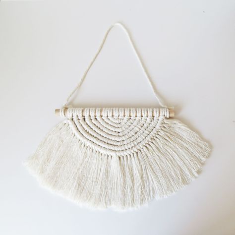    Colgante  de pared semicírculo macramé-3