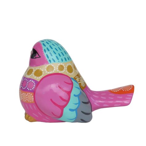 Pájaro decorativo de cerámica-1