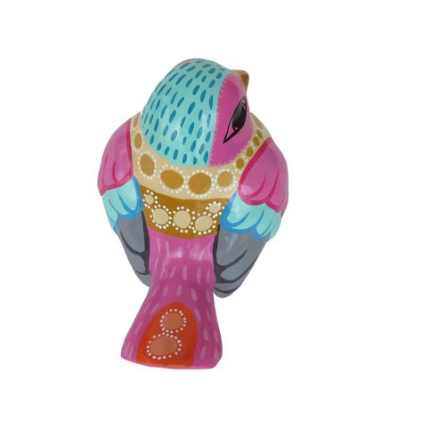 Pájaro decorativo de cerámica-2