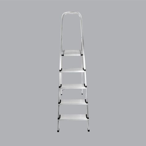 Escalera Halten de Acero Plegable 5 Peldaños-1