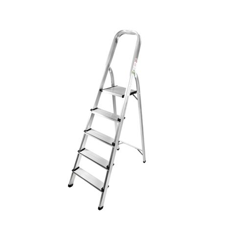Escalera Halten de Acero Plegable 5 Peldaños-0