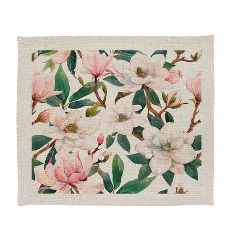 Set  de Individuales, Linet Natural, Magnolia-0