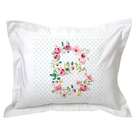Funda de Almohada, Letras Vintage B-0
