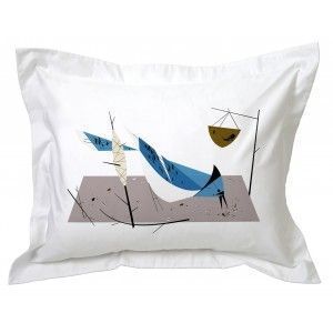 Funda de Almohada Harpers Azul-0
