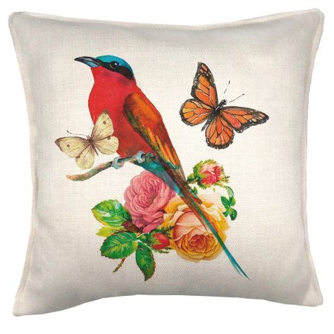 Cojín Vintage Rojo, 45x45-0