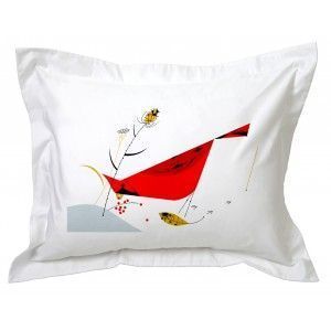 Funda de Almohada Harpers Rojo-0