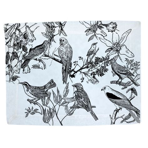 Set  Individuales Velo organza - Aves Chilenas-0