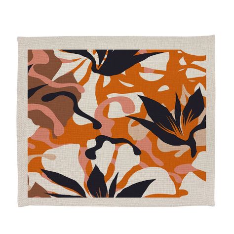 Set  de Individuales, Linet Natural, Exotica-0