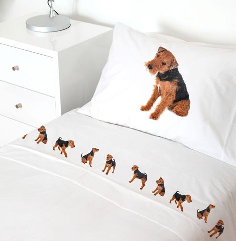 Juego de Sábanas 1,5 Plaza Welsh Terrier - Tuyo Print-0
