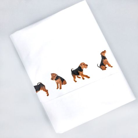 Juego de Sábanas 1,5 Plaza Welsh Terrier - Tuyo Print-1
