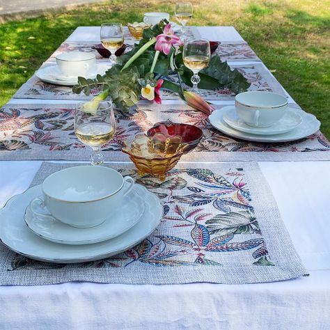 Set  Individuales gris claro Selva-4