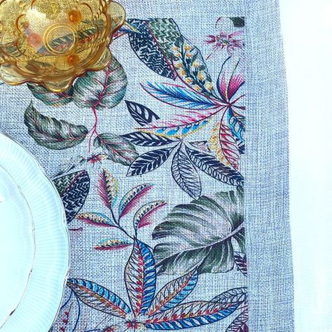 Set  Individuales gris claro Selva-3