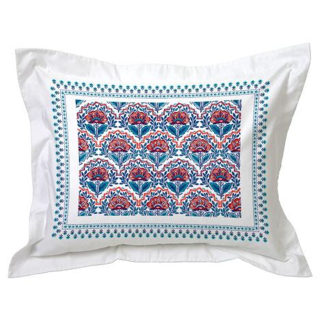 Funda de Almohada  - Folk Azúl - 50x70-1