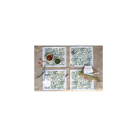 Set  de Individuales Impermeables Olivos-1