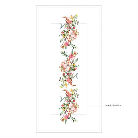 Mantel Velo Organza  Santo Domingo - 180 x 350 cm-0