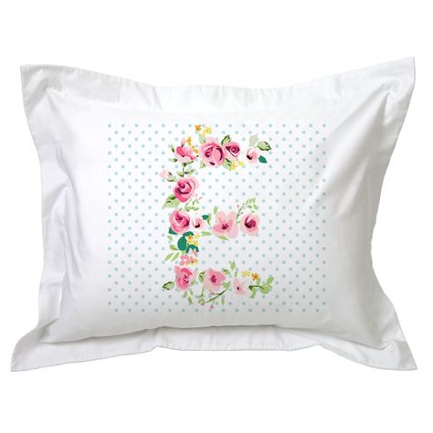 Funda de Almohada, Letras Vintage E-0
