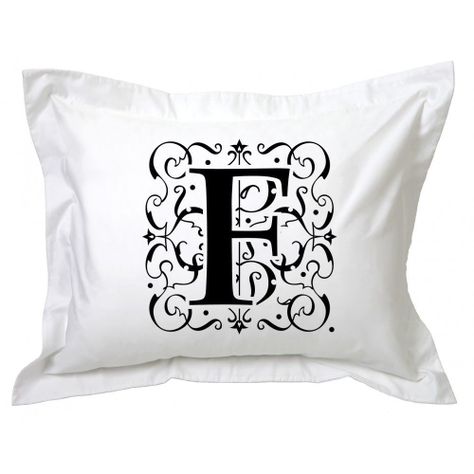 Funda de Almohada Letra Deco F-0