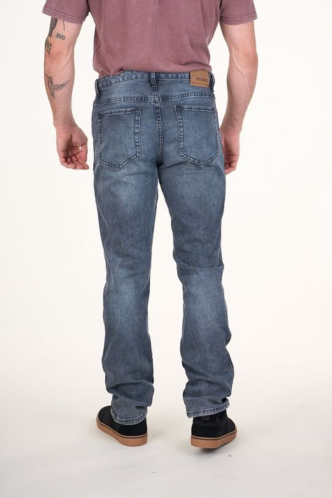 Jeans Denim Slim Fit Gris wi4732 Polemic-3