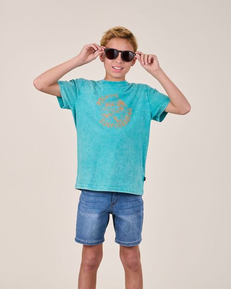 Polera procesada manga corta 1152 niño Polemic-3