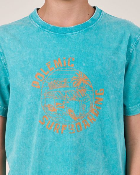 Polera procesada manga corta 1152 niño Polemic-4