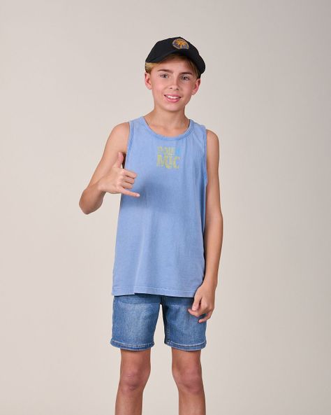 Polera Musculosa procesada Classic 1195 niño Polemic-0