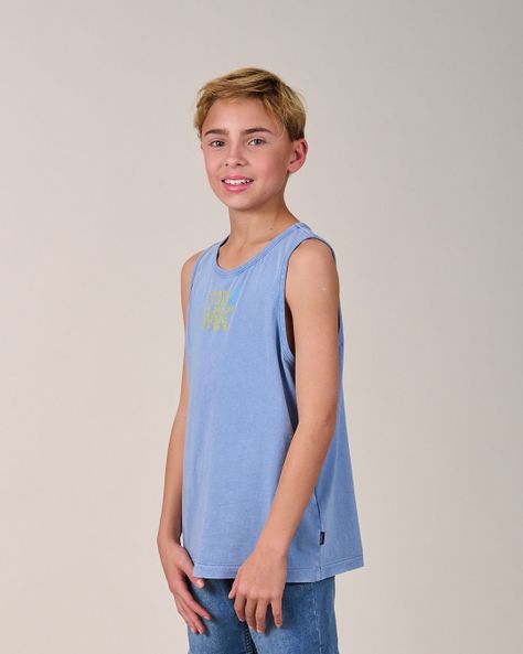 Polera Musculosa procesada Classic 1195 niño Polemic-3
