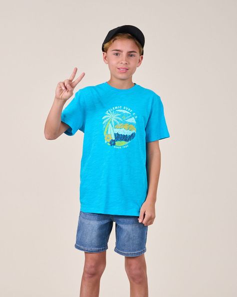 Polera tipo bambu procesada 1160 niño Polemic-0