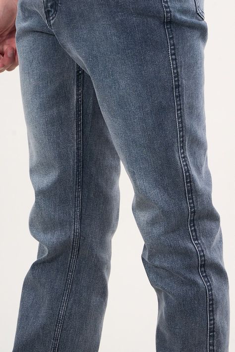 Jeans Denim Slim Fit Gris wi4332 Polemic-0