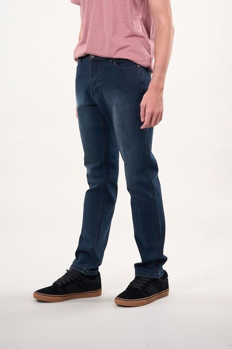 Jeans Denim Slim Fit Azul wi4331 Polemic-1