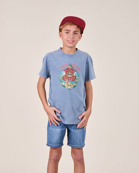 Polera procesada manga corta 1155 niño Polemic-0