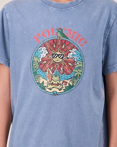 Polera procesada manga corta 1155 niño Polemic-2