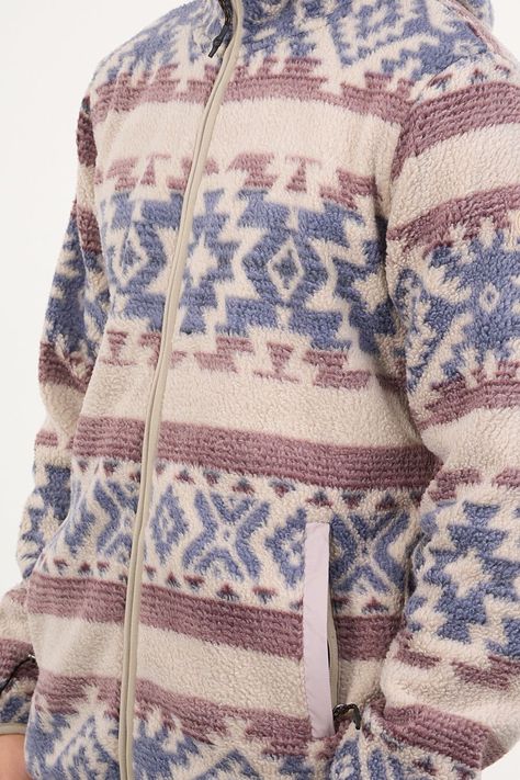 Poleron Mini sherpa full cierre y gorro Crudo wi8313 Polemic-1