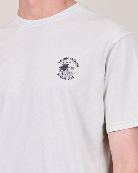 Polera procesada Retro manga corta 1361 Polemic-3
