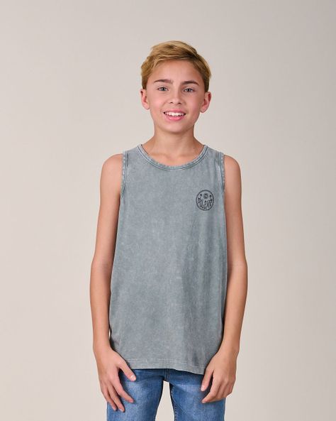 Polera Musculosa procesada Classic 1197 niño Polemic-1