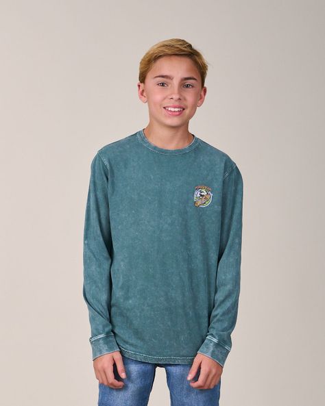 Polera procesada manga Larga 6110 niño Polemic-2