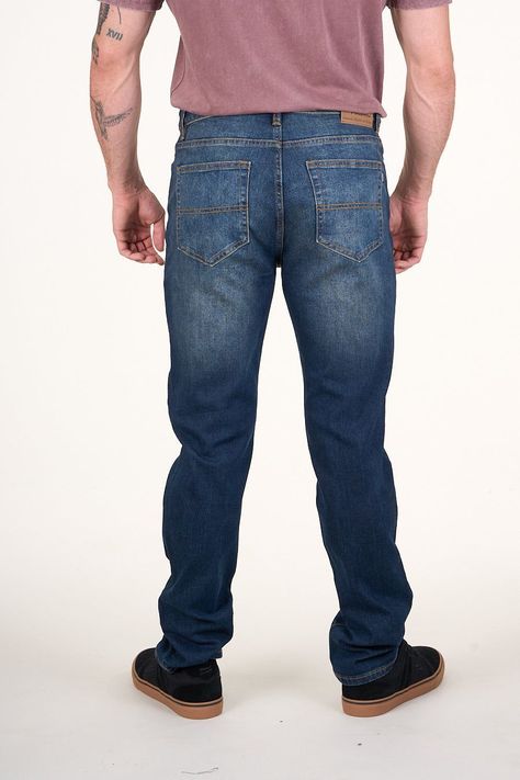 Jeans Denim Slim Fit Azul wi4733 Polemic-3
