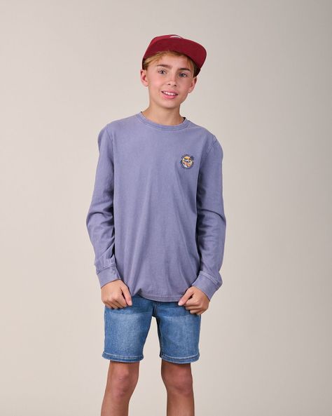 Polera procesada manga Larga 6111 niño Polemic-1