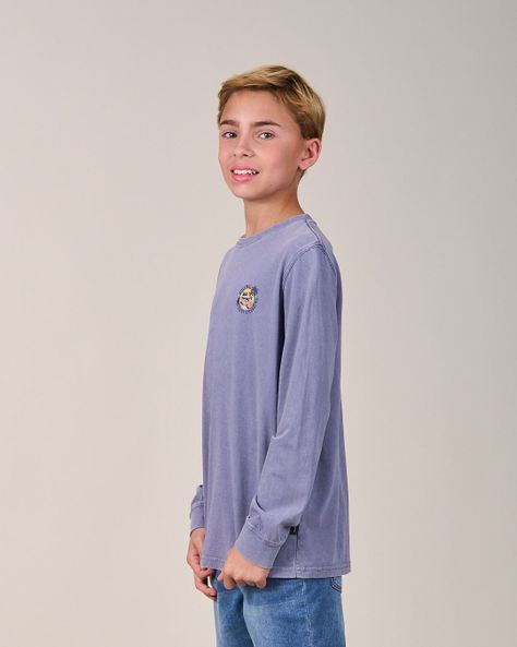 Polera procesada manga Larga 6111 niño Polemic-3