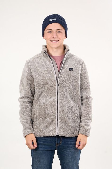 Poleron Bonded Shaggy sin gorro Beige wi8300 Polemic-2