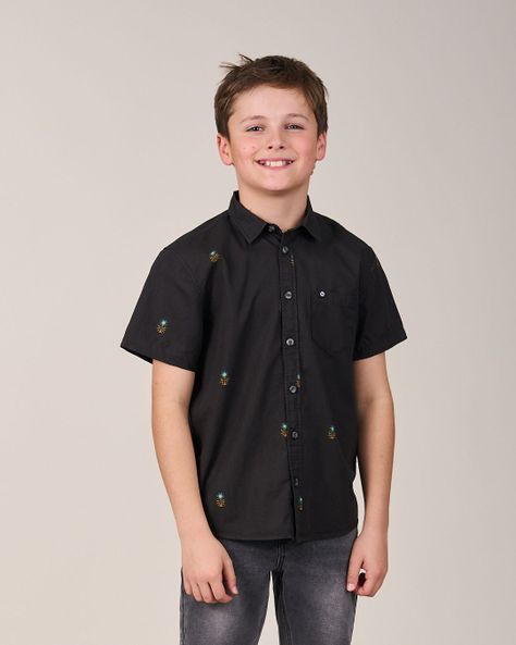 Camisa Print manga corta 5168 niño Polemic-0