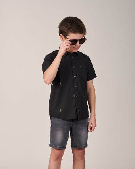 Camisa Print manga corta 5168 niño Polemic-2