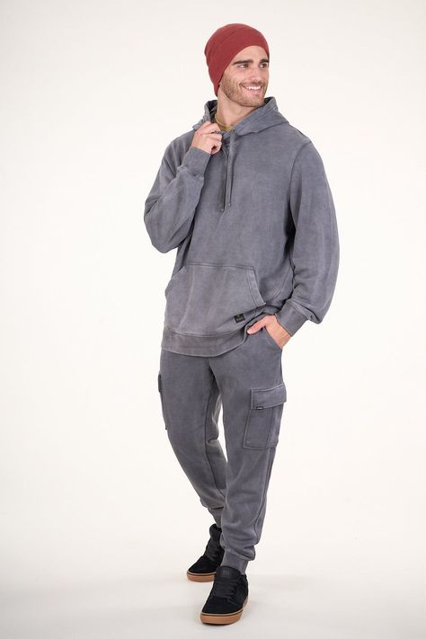 Pantalon Jogger Cargo franela Gris wi4702 Polemic-3